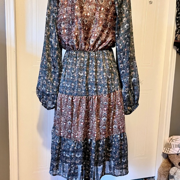 Boho floral dress flowy hippie - Picture 5 of 6